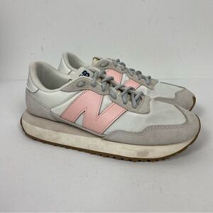 New balance 237 pink & cream sneakers sporty trendy athletic